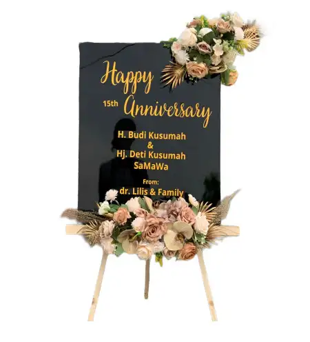 Papan Bunga Akrilik Jlamprang