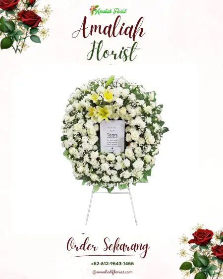 Krans Bunga Duka Jlamprang