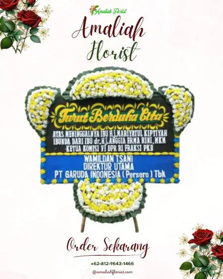 Papan Bunga Duka Jlamprang